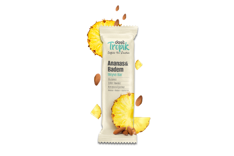 Ananas & Badem Meyve Bar
